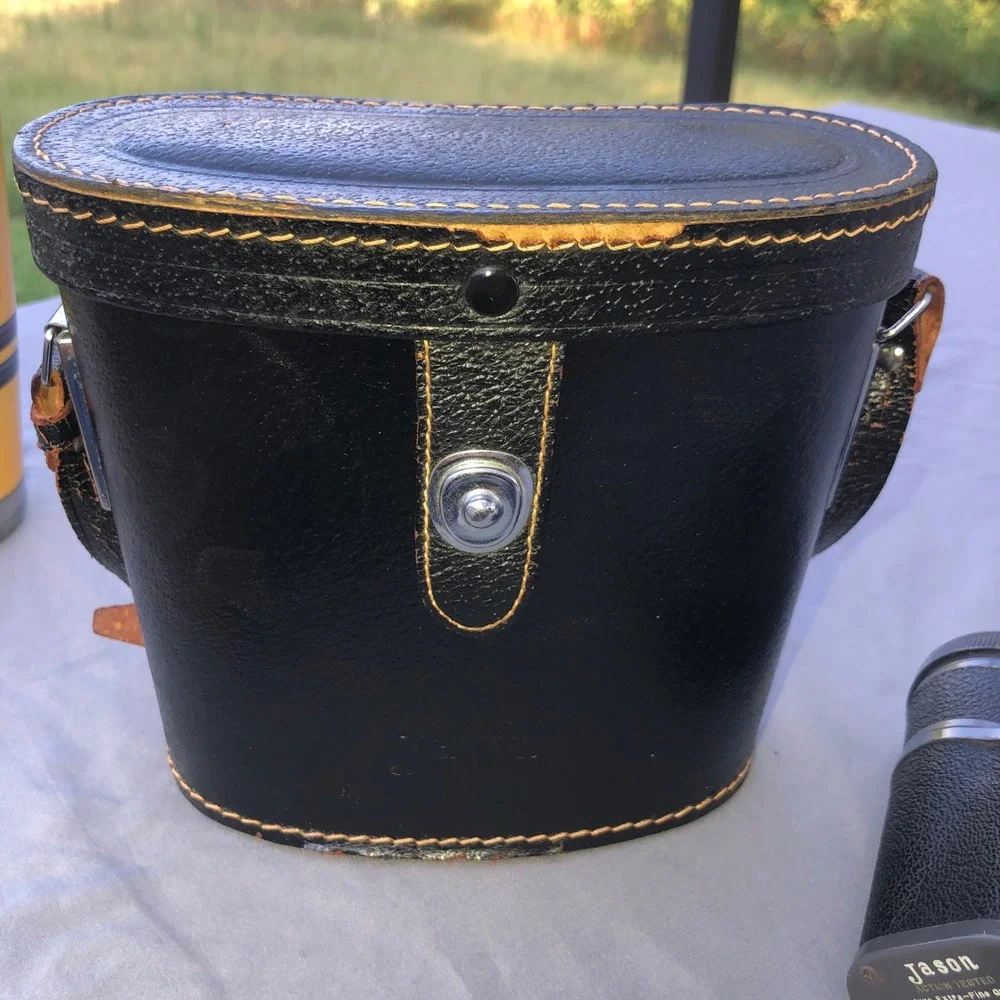 Vintage Jason‎ 7x35 Extra-Fine Quality Binoculars Coated Lenses Japan with Case